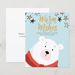 BUDGET Personalisiert Polar Bären Weihnachten