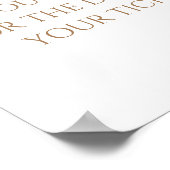 Budget Peter das Rabbit Baby Diaper Raffelzeichen Poster (Ecke)