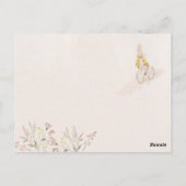 Budget Peter der Rabbit Bunny Gender Baby Dusche Postkarte (Rückseite)