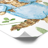 Budget Peter the Rabbit Baby Dusche Begrüßungszeic Poster (Ecke)