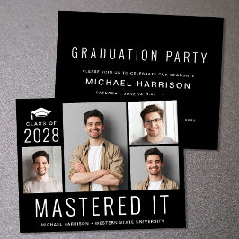 Budget Photo Masters Degree Black Graduation Party