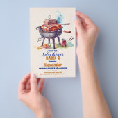 Budget Picnic Cloud Baby Q Babydusche Flyer (Handgriff)