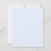 Budget Picnic Park Baby Shower Blue Gingham laden (Rückseite)