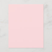 Budget Pink B Minimalistisch Mod 2V2 Save the Date (Rückseite)