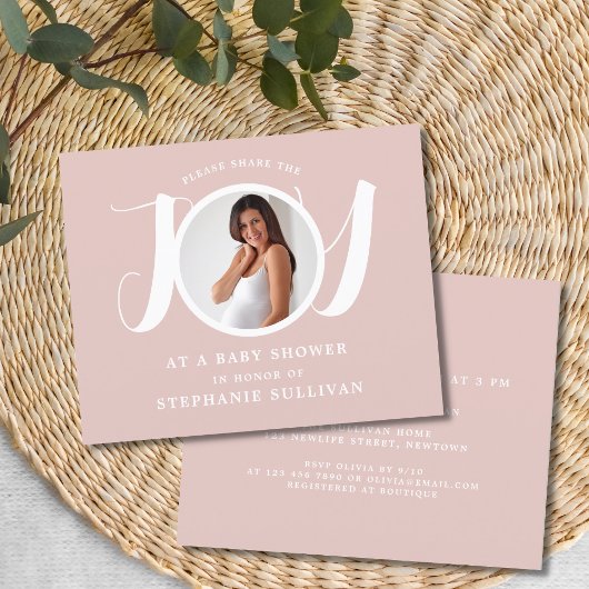 Budget Pink Baby Dusche Einladung