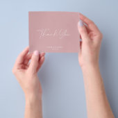 BUDGET Pink Danke Karte (Gruppe)