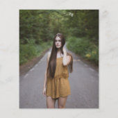 Budget Pink Einfaches Foto Sie tat es Abschluss (Rückseite)