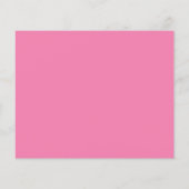 Budget Pink Floral Bridesmaid Luncheon Einladung (Rückseite)