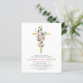 Budget Pink Floral First Heilige Kommune (Stehend Vorderseite)
