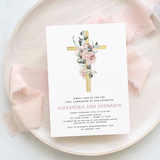 Budget Pink Floral First Heilige Kommune