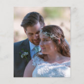 Budget Pink Florals Foto Neuigkeiten Vielen Dank (Rückseite)