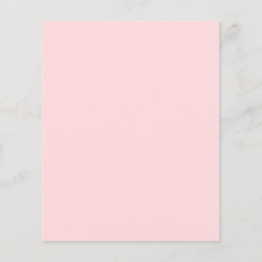 Budget Pink G Minimalistisch Mod 2V2 Save the Date (Rückseite)