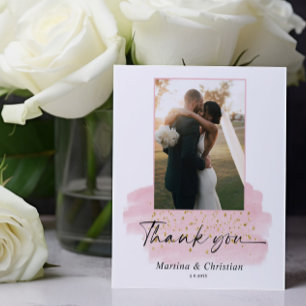 Budget Pink Gold Brush Wedding