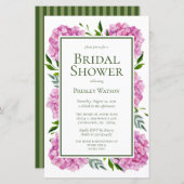 Budget Pink Hydrangeas Brautparty (Vorne/Hinten)