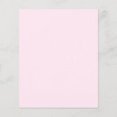 Budget Pink Pumpkin Fall Kinderdusche Einladung (Rückseite)