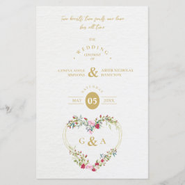 Budget Pink & Red Shades Heart Romantic Botanical