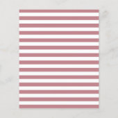 Budget Pink Stripes Cross Religious Girl Baptisse (Rückseite)