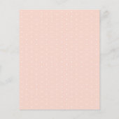 Budget Pink Watercolor Brunch Bubbly Brautparty (Rückseite)