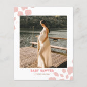 Budget Pink Western Cowgirl Kinderdusche Einladung Flyer (Hinten)