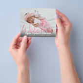 Budget Pink Willkommensankündigung Flyer (Gruppe)