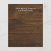 BUDGET Plum Cinnamon Wedding Fall Florals (Rückseite)