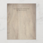 BUDGET Plum Cinnamon Wedding Fall Florals (Rückseite)