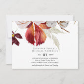 BUDGET Plum Cinnamon Wedding Fall Florals (Vorderseite)