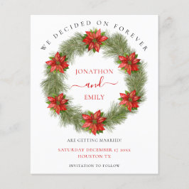 Budget Poinsettia Weihnachten Hochzeit Speichern S