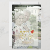 Budget Poinsettias Happy Holidays Foto Family (Vorderseite)