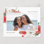 Budget Poinsettias Pine Cone Foto (Vorderseite)