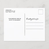 Budget Police Christmas Thin Blue Line Flaggenkart (Rückseite)