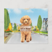 Budget Poodle Wir haben neue Adressenverschiebung (Vorderseite)