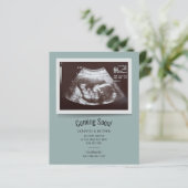 Budget Pregnancy Ankündigung Ultrasound Foto (Stehend Vorderseite)
