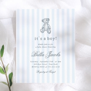 Budget Preppy Vintage Teddy Bear Junge Baby-Party