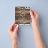 Budget Probe Dinner Rustikale Bauernhof Flyer (Gruppe)