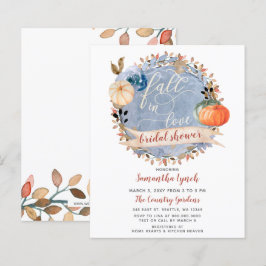 Budget Pumpkin Bridal Dusche Einladung