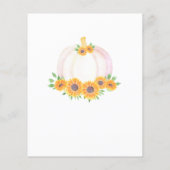 Budget Pumpkin Couples Kinderdusche Einladung (Rückseite)