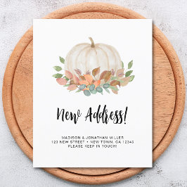 Budget Pumpkin Fall Mouncement Card