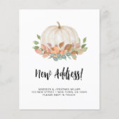 Budget Pumpkin Fall Mouncement Card (Vorderseite)