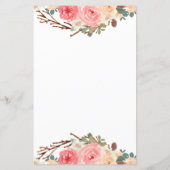 Budget Pumpkin Pink Girl Babydusche Einladung (Rückseite)