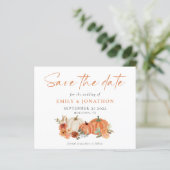 Budget Pumpkins Florals QR Hochzeit im Herbst Rett (Stehend Vorderseite)