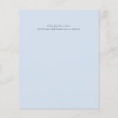 BUDGET PUMPKINS Jungs Christening lädt Taufe ein (Rückseite)