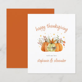 BUDGET Pumpkins Terracotta Happy Thanksgiving