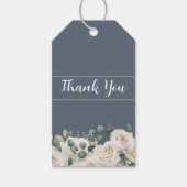 Budget Purple Florals Bridgerton Bridal Shower Geschenkanhänger (Vorderseite)