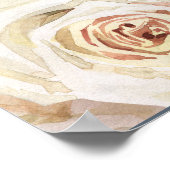 Budget Purple Florals Bridgerton Bridal Shower Poster (Ecke)