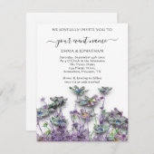 Budget QR CODE Blumenwiese Lila (Vorne/Hinten)