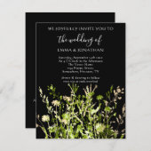 Budget QR CODE Floral Meadow Gold Green (Vorne/Hinten)