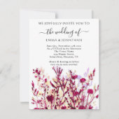 Budget QR CODE Floral Meadow White Marsala Gold (Vorderseite)