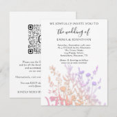 Budget QR CODE Floral Meadow White Rose (Vorne/Hinten)