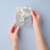 Budget QR CODE Foto Hochzeit Einladung Flyer (Gruppe)